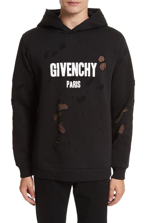 givenchy pink distressed hooodie|givenchy crest sweatshirt.